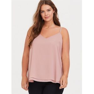 TORRID SOPHIE - DOUBLE LAYER CHIFFON SWING CAMI